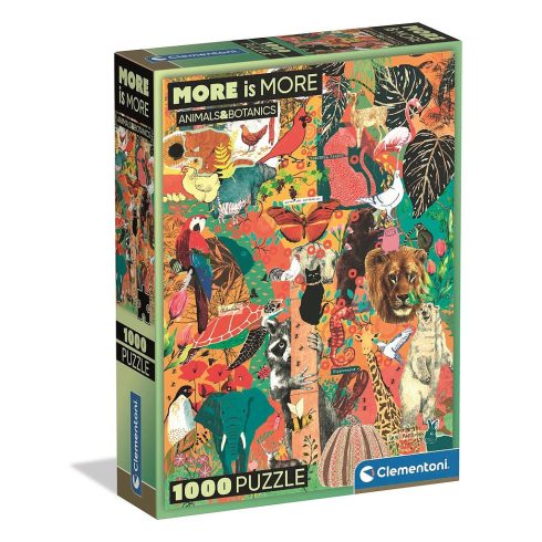 Állatos Botanics 1000 db-os Compact puzzle Clementoni