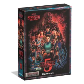   Stranger Things Fight the Darkness 1000-teiliges Kompaktpuzzle von Clementoni