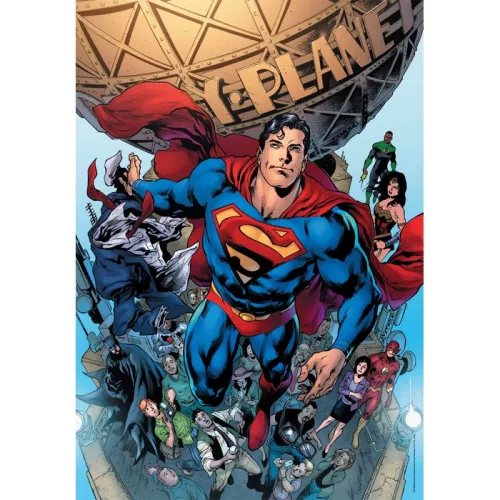 Superman Planet 1000-teiliges Kompaktpuzzle von Clementoni