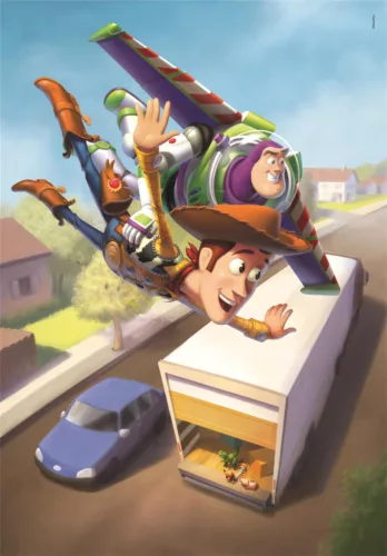 Disney Toy Wars High Flying 1000-Teile-Puzzle von Clementoni