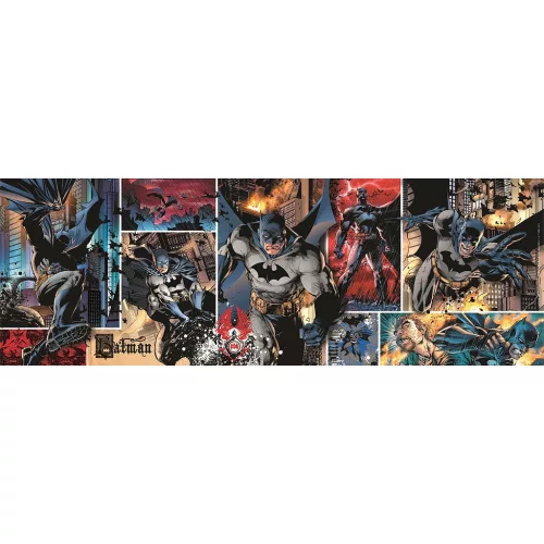 Mozaika Batman 1000 dielikov panoráma kompaktné puzzle Clementoni