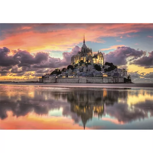 Franciaország Mont-Saint Michel 1000 db-os Compact puzzle Clementoni