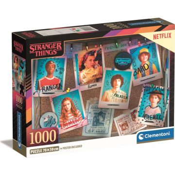 Stranger Things 1000 db-os Compact puzzle Clementoni