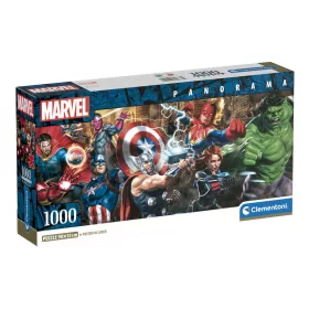   Panoramatické puzzle Avengers Ultimate Unite z 1000 dielikov Clementoni