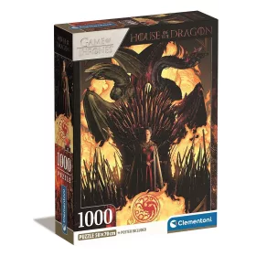 Clementoni puzzle Dom drakov Trón 1000 dielikov