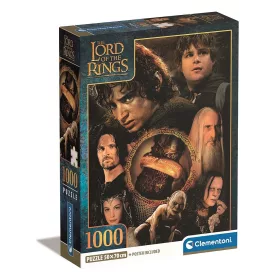   Der Herr der Ringe – Die Bürde des Einen Rings – 1000-teiliges Kompaktpuzzle von Clementoni