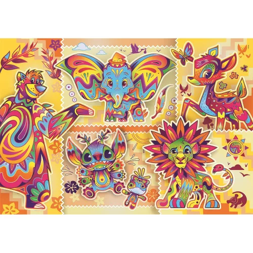 Kompaktné puzzle Disney Classics Boho Style 1000 dielikov Clementoni