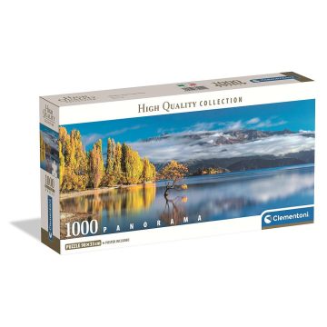   Új-Zéland Wānaka 1000 db-os panorama Compact puzzle Clementoni