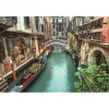 Taliansko Benátky Canal 1000 dielikov puzzle Clementoni