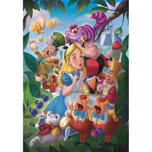 Disney Alice Csodaországban Adventures 1000 db-os Compact puzzle Clementoni