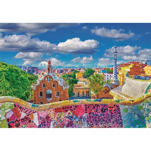 Barcelona Park Güell 1000 dielikov puzzle Clementoni