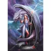Kompaktné puzzle Anne Stokes Dragon Mage 1000 dielikov Clementoni