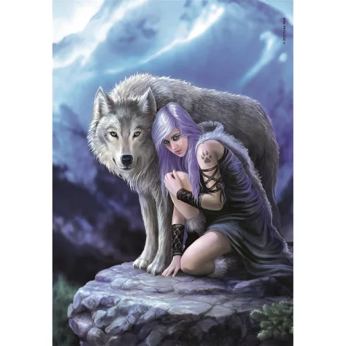 Kompaktné puzzle Anne Stokes Protector 1000 dielikov Clementoni
