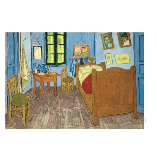 Művészet Hálószoba Arles-ban Van Gogh 1000 db-os Compact puzzle Clementoni