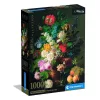 Umelecká váza na kvety Van Dael 1000 dielikov Kompaktné puzzle Clementoni