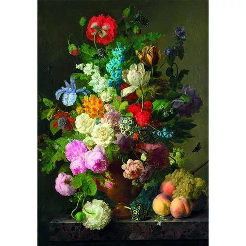 Művészet Virágváza Van Dael 1000 db-os Compact puzzle Clementoni