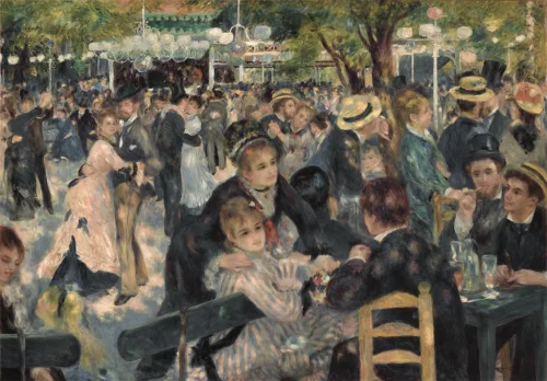 Art Ball u Moulin de la Galette Renoir Kompaktna slagalica od 1000 dijelova Clementoni