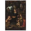 Umelecká Madona v skalách Da Vinci 1000 dielikov Kompaktné puzzle Clementoni