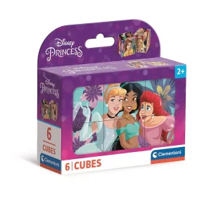 Disney princezné Bonding Story kocky 6 ks Clementoni