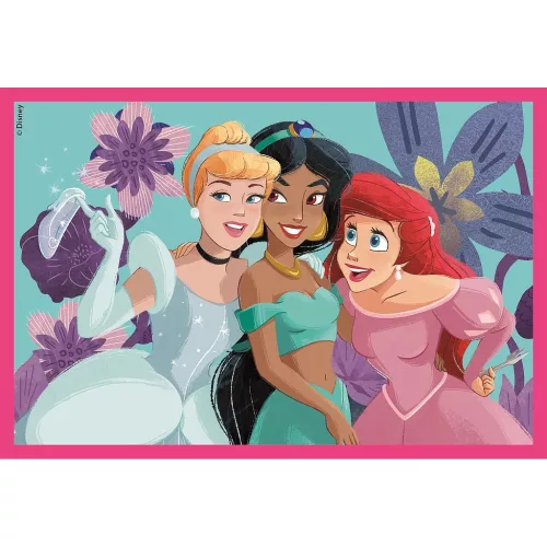 Disney princezné Bonding Story kocky 6 ks Clementoni
