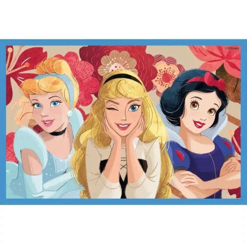 Disney princezné Bonding Story kocky 6 ks Clementoni