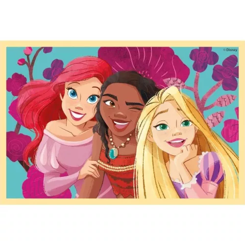 Disney princezné Bonding Story kocky 6 ks Clementoni