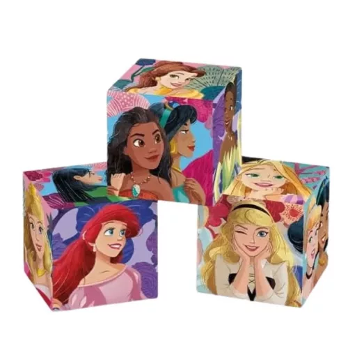 Disney princezné Bonding Story kocky 6 ks Clementoni