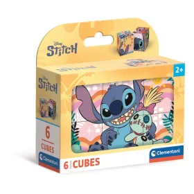   Disney Lilo und Stitch, Der Sternenhund Lächeln Geschichtenwürfel 6-teilig Clementoni