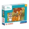 Disney Classics Pruhovaný rám príbehová kocka 12 dielov Clementoni