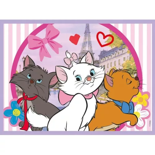 Disney Classics Pruhovaný rám príbehová kocka 12 dielov Clementoni