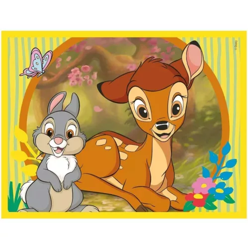 Disney Classics Pruhovaný rám príbehová kocka 12 dielov Clementoni