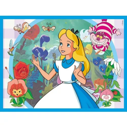 Disney Classics Pruhovaný rám príbehová kocka 12 dielov Clementoni