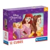 Príbehová kocka Disney princezien Šťastný vesmír 12 dielikov Clementoni