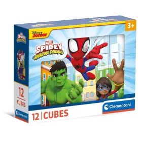 Príbehová kocka Spiderman Spidey 12 dielikov Clementoni