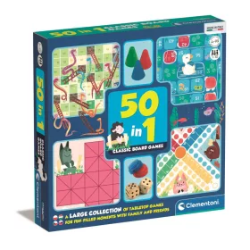 Klassische Spieleabend-Spielesammlung: 50 Spiele in 1