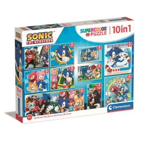 Puzzle Sonic the Hedgehog Heroes Rivals 10 v 1 Clementoni