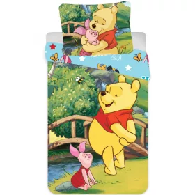   Disney Winnie Puuh Brücke Kinderbettwäsche-Set, 90×140cm, 40×55cm