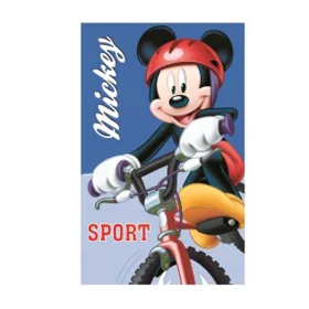   Disney Mickey Sportliches marineblaues Handtuch, Gesichtstuch, Handtuch 35x65cm