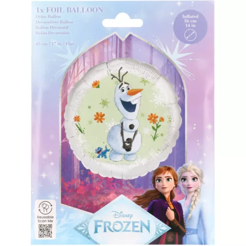 Disney Jégvarázs Cute Olaf & Bruni fólia lufi 45 cm
