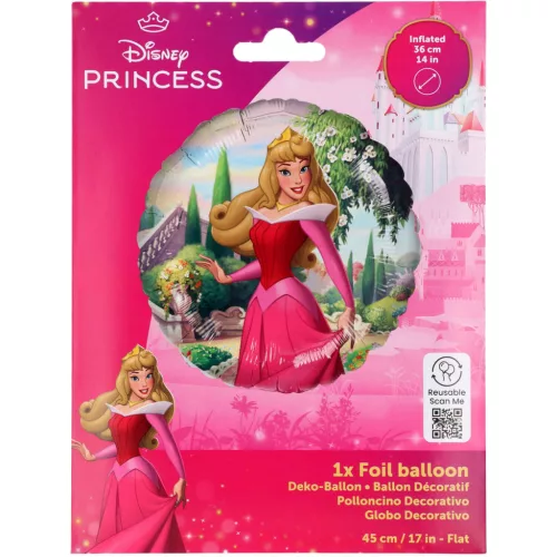 Disney Hercegnők Sleeping Beauty fólia lufi 45 cm