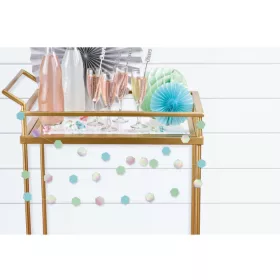 Trblietavá párty mini girlanda 213 cm 6 ks
