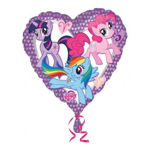 Én kicsi pónim Heart fólia lufi 43 cm