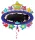Folienballon „Black Board Star“, 78 cm
