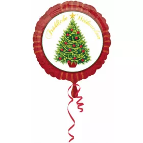 Fóliový balón Vianočný stromček 43 cm