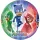 Fóliový balón Pizzy Heroes Trio guľatý 40 cm