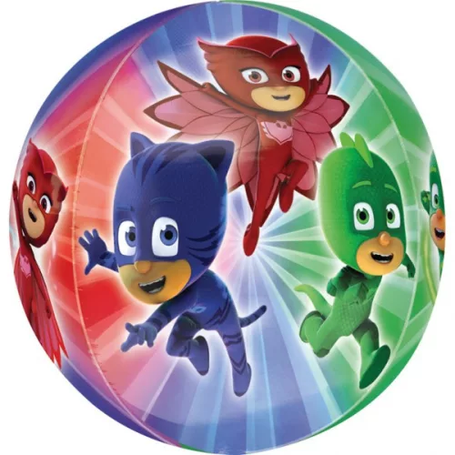 Fóliový balón Pizzy Heroes Trio guľatý 40 cm