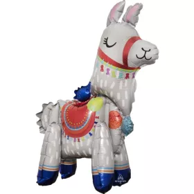 Llama Fiesta fóliový balón 58 cm