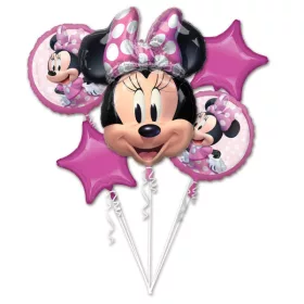 Disney Minnie Brautstrauß Folienballons, 5er-Set