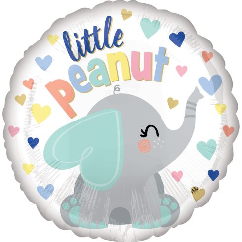 Baby elefánt Little Peanut fólia lufi 43 cm