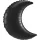 Fóliový balón Onyx Crescent Moon 66 cm
